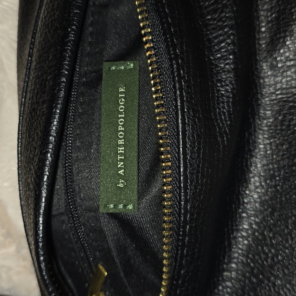 Anthropology Faux Leather Crossbody Convertible Bag - Picture 6 of 7